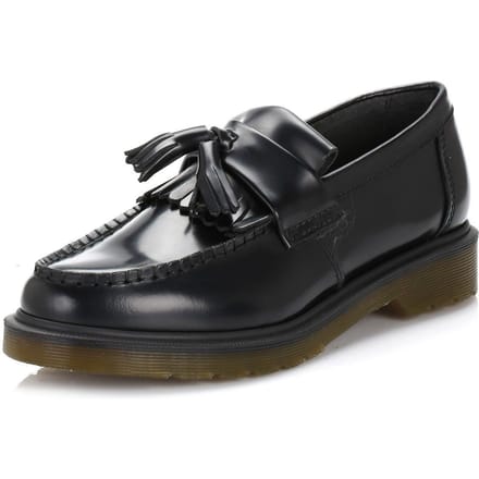 Winkel Voor Dr. Martens Adrian Gepolijst Glad Leer Zwarte Loafers