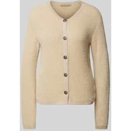 Gebreide cardigan met ronde hals