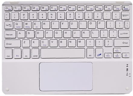 Draadloos Touchpad Toetsenbord voor Tablets White L