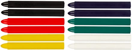NEO Technische Krijt - Diverse Kleuren - 12 Stuks - Verbeterde Zichtbaarheid