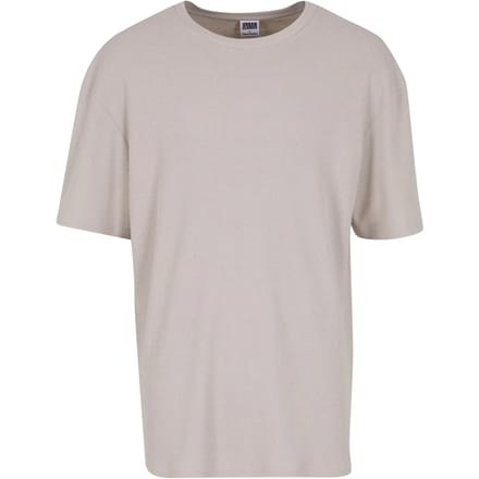 Urban Classics - Waffle Heren Tshirt - L - Grijs