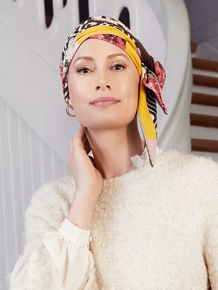 beatrice turban with ribbons - christine headwear