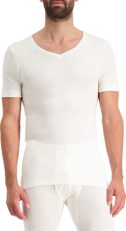 Noshirt Long Sleeve - Merino Wool - Heren Ondershirt - Round Neck - Donkerblauw - Maat S
