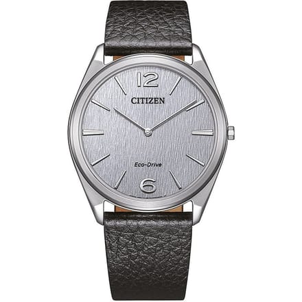 Citizen Suratto AR3120-16A Horloge - Leer - Zwart - Ø 38 mm