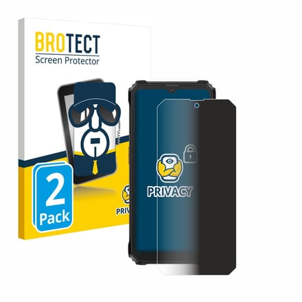 BROTECT - privacy screenprotector voor Blackview BV6200 Plus - Folie Beschermfolie Blauwlichtfilter 2 Stuks