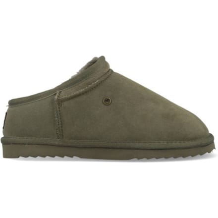 Warmbat Conner Suede Heren Sloffen - Groen