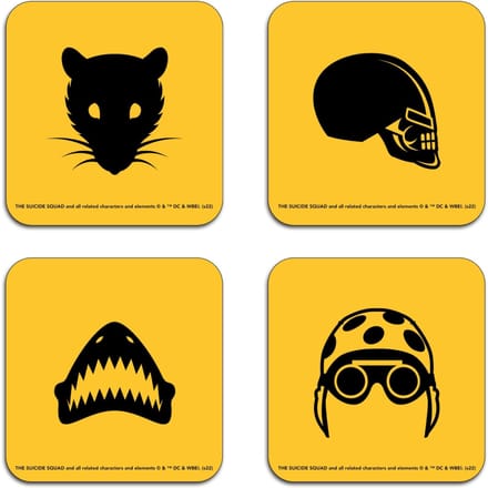 Suicide Squad Icons Coaster Set
