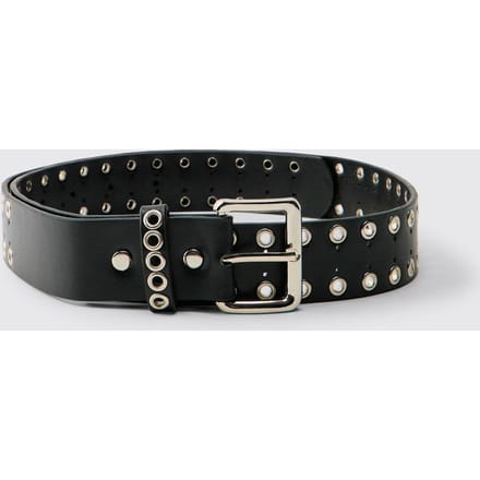 Pu Riem Met Studs | Black | Size Large/XL