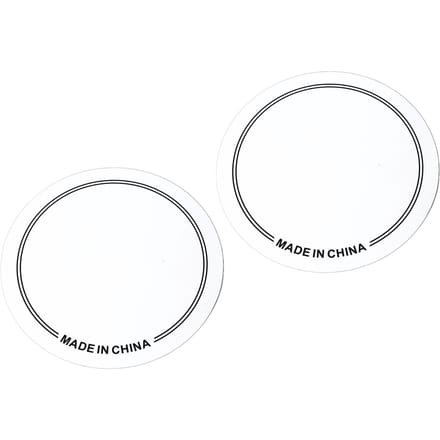 2 STKS Drumvel Patch PET Slijtvast Drumvel Patch Beschermer voor Oefening Optreden Dubbel white