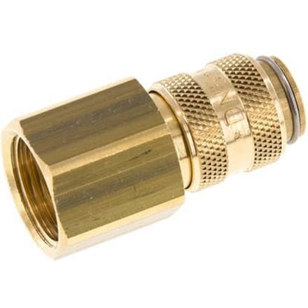 Messing DN 5 Luchtkoppeling Snelkoppeling G 3/8 inch Binnendraad