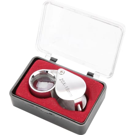 Loupe de poche portable 20X Loupe Bijoux Montres Outil