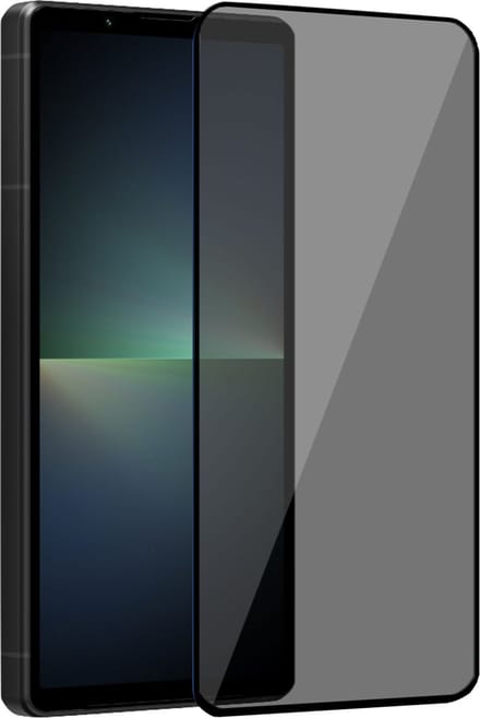 Geschikt voor Sony Xperia 5 V Screenprotector Privacy - Privacy Beschermglas - Privé GuardCover