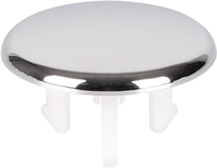 Differnz afdekkap overloop voor wasbak Ø 3,5 cm x 2 cm, chroom