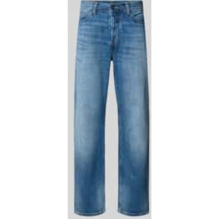 straight fit jeans van pure katoen model 'MARLOW'