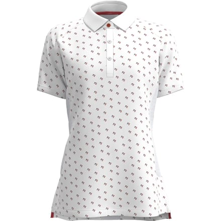 Forelson Dames/Dames Varah poloshirt met knoopjes en patroon (Wit)