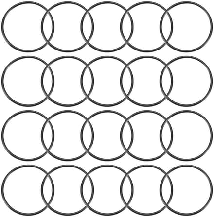 Dailygoods- O-ringen 20 Stuks - Nitrilrubber - 38 mm Buitendiameter - 34 mm Binnendiameter - 2 mm Breed - Afdichtingsset - Afdichtingen