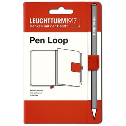 Leuchtturm1917 pen loop zelfklevende pennenlus vos rood