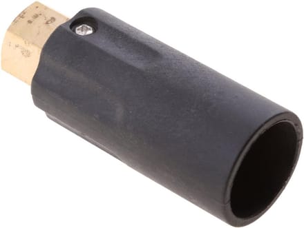 Hogedruk Pijp - Roterende Sproeier - Terrassen Reinigen - Verstelbare Straal - 7 cm Lengte - Zwart
