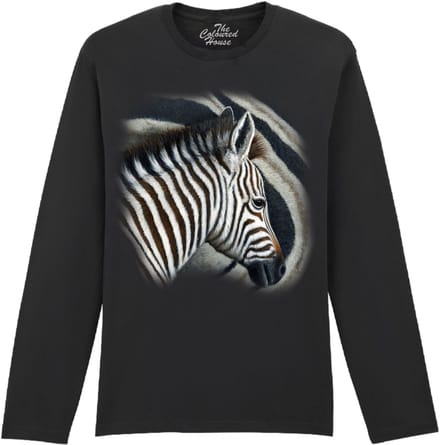 Keeping Close - Zebra The Coloured House Longsleeve T-shirt M