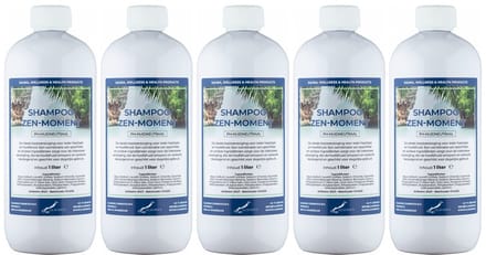 Shampoo Zen Moment - 1 liter - 5 Stuks - Voordeelverpakking - Haarverzorging