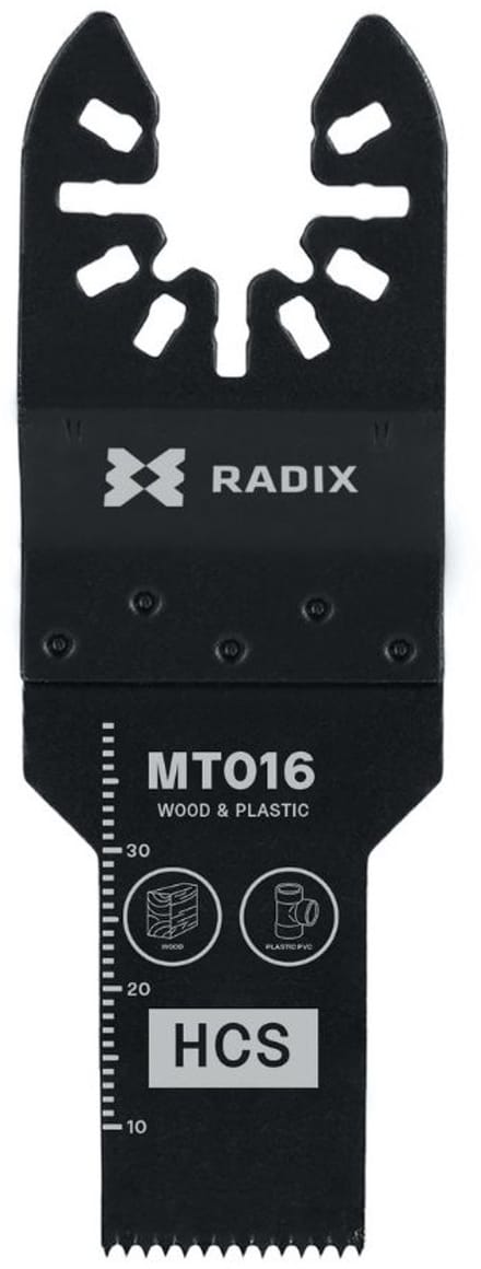 Radix - Multitool zaagblad - HCS - 18 tanden (1.4mm) - Gefreesd - 40x20mm