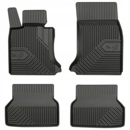 FROGUM No.77 - Automatten Set - BMW 5 E60 E61 automat - TPE rubber - 3D randbescherming - Duurzaam en geurloos