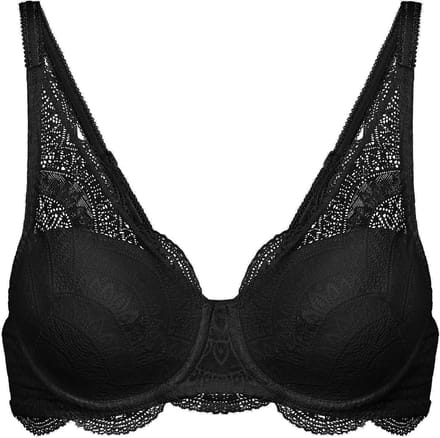 Simone Pérèle - Karma Balconette Spacer BH Zwart - maat 65E - Zwart