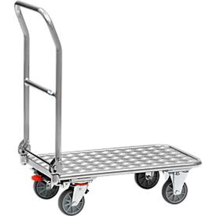 Aluminium inklapbare wagen, 720 x 450 mm