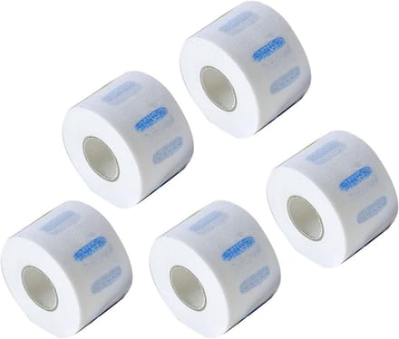 Nekstrips Papier - Haarknippen Bescherming - Kappers Werk - Rekbaar Scheurvast - 5 Rollen - Wit