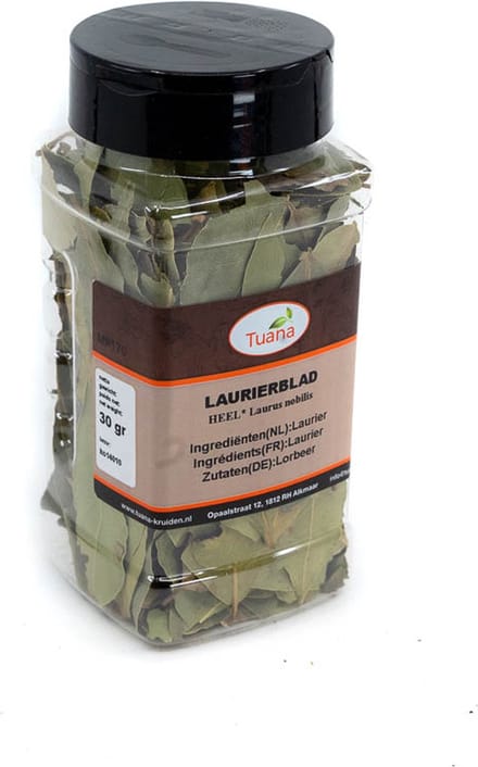 Tuana Kruiden - Laurierblad Heel - Strooibus 10 Gram - Tuanashop - MP-L-0006