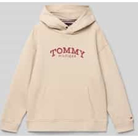 Regular fit hoodie van katoenmix
