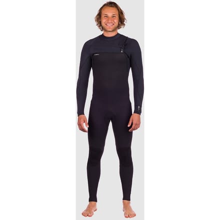 O'Neill Hyperfreak 4/3mm+ Chest Zip Full Wetsuit zwart
