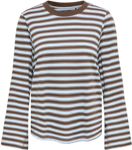 Regular fit shirt met lange mouwen van puur katoen model 'LUNA'