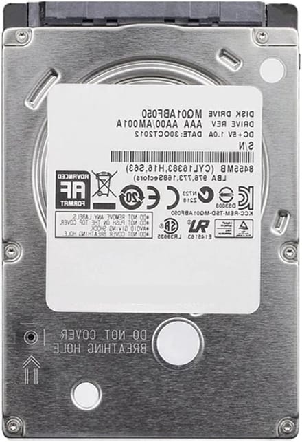 Interne Harde Schijf - HDD Laptop - Opslag Uitbreiden - 2.5 Inch Formaat - 2TB - Zilver