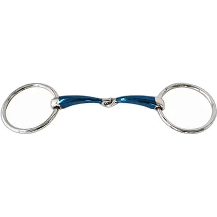 Mors simpel voor paard met gebogen spleetmondring Sefton