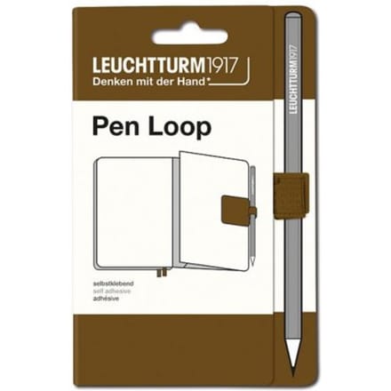Leuchtturm1917 pen loop zelfklevende pennenlus bruin