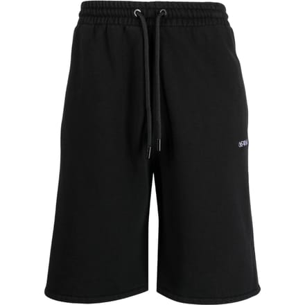 Off-white Stitch Diags Skate Sweatshorts Zwart
