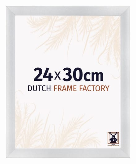 Fotolijst 24x30 cm - MDF - Zilver Mat - Praag