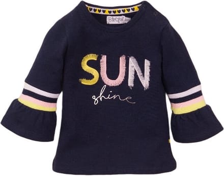 Dirkje T-Shirt meisjes Sun Shine Navy - maat 74/9M