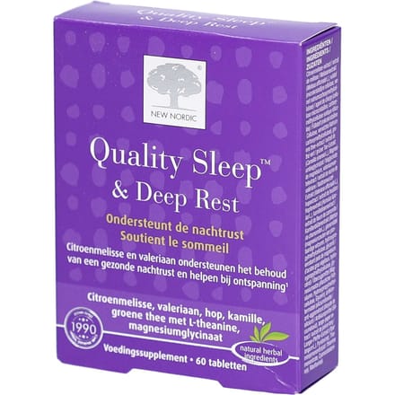 New Nordic Quality Sleep & Deep Rest Tabletten 60TB