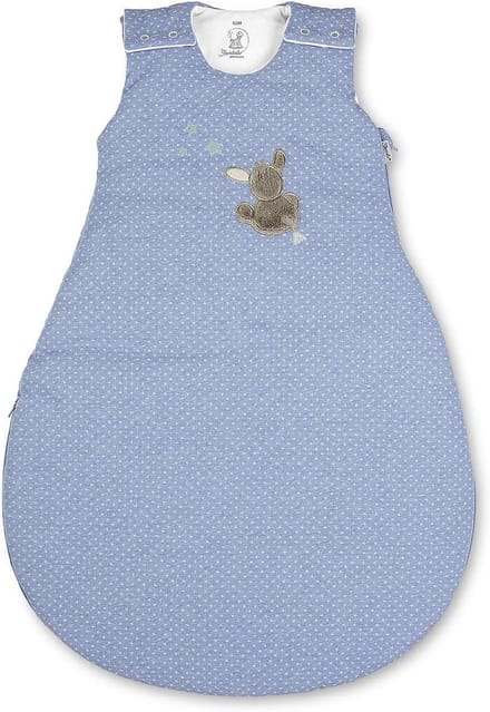 Babyslaapzak Ezel Lichtblauw Maat 50/56 | Comfortabel en Meegroeiend