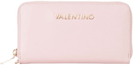 VALENTINO portemonnee Delia Re Zip Around Wallet Cipria roze