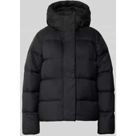 Slim fit donsjack met logo-applicatie