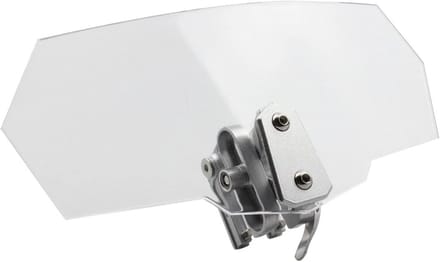Universele Transparante Verstelbare Winddeflector voor Motorfietsen - Windscherm Interieur & Exterieur