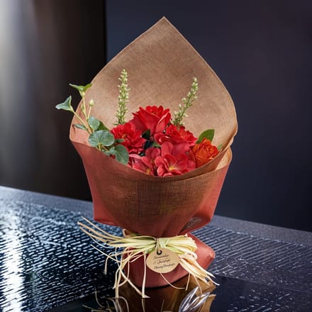 Zeep Bloemen Boeket - Rood