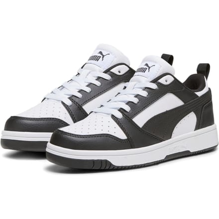 PUMA Puma Rebound V6 Lo Jr Unisex Sneakers - PUMA White-PUMA Black