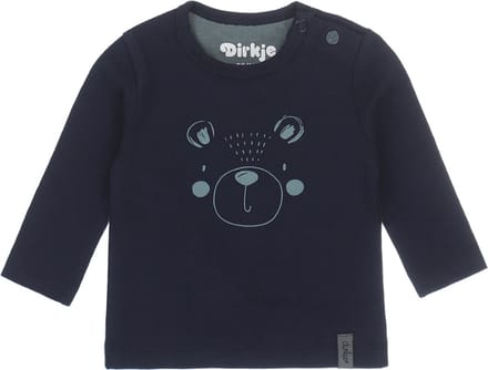 Dirkje Bear Navy Maat 44 Lange Mouw T-shirt N270 NOS