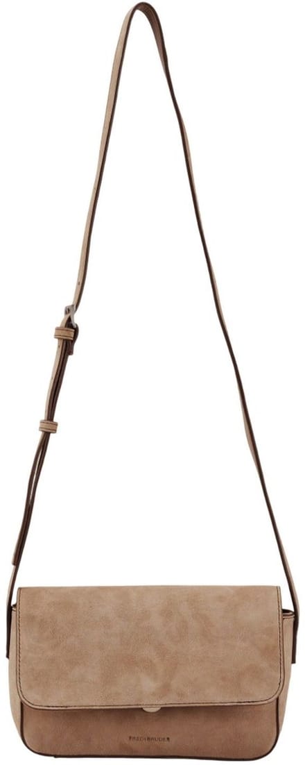 FREDsBRUDER Schoudertas Best to Come Crossbag Soft Caramel Lichtbruin
