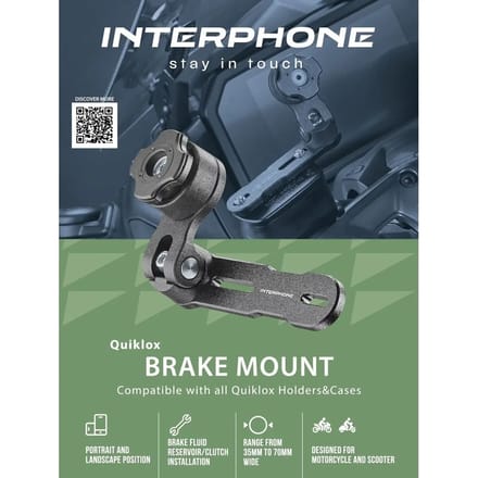 Telefoonhouder voor remvloeistofreservoir Interphone