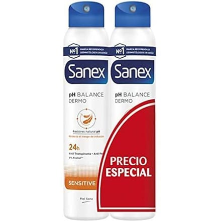 Deodorant Spray - Sanex - Dermo Sensitive - Hypoallergeen - Effectieve Bescherming - Gevoelige Huid